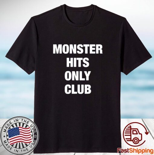 Dave Portnoy Wearing Monster Hits Only Club 2023 Shirt