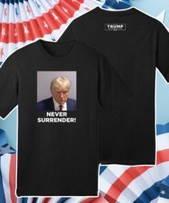 Donald Trump 2024 Never Surrender Black Mugs