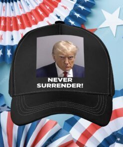Donald Trump 2024 Never Surrender Black Mugs
