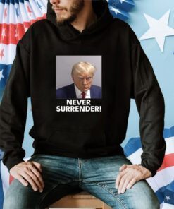 Donald Trump 2024 Never Surrender Black Mugs