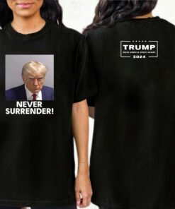Donald Trump 2024 Never Surrender Tank Top T-Shirt