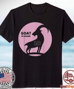 Goat In Miami Messi 2023 Shirt