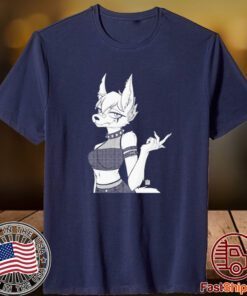 Hottopic Punk Girl Jackal Classic Shirt