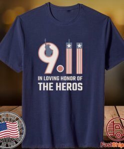 In loving honor of the heros statue of liberty Patriot day september 11 Classic Shirt