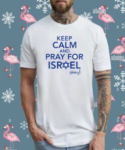 Keep Calm And Pray For Israel-Women T-Shirt