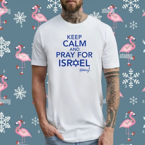 Keep Calm And Pray For Israel-Women T-Shirt