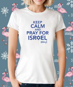 Keep Calm And Pray For Israel-Women T-Shirt