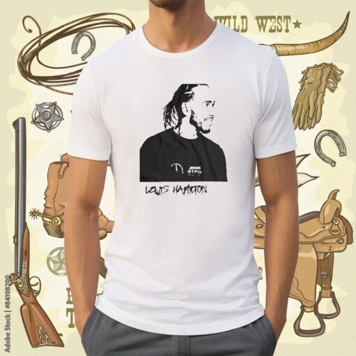 Lewis Hamilton Portrait Tee Shirt