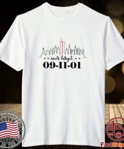 Never Forget 9/11 Memorial New York City Tee Shirt