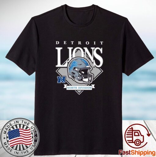New Era Blue Detroit Lions Team Logo 2023 Shirt
