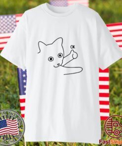 Poorly Catdraw Okie Dokie Cat Shirt