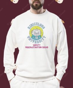 Ridiculous University Varsity Procrastination Squad TShirt