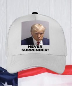 2024 Donald Trump Never Surrender White Long Sleeve Shirt
