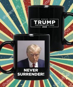 2024 Donald Trump Never Surrender Mug Color Changin