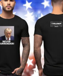 Trump Never Surrender Unisex Triblend Tee Shirt