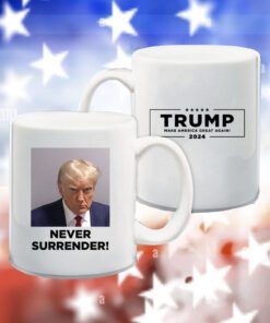 Trump Never Surrender Unisex Triblend Tee Shirt