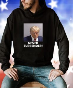 Trump Never Surrender Unisex Triblend Tee Shirt