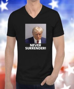 Trump Never Surrender Unisex Triblend Tee Shirt