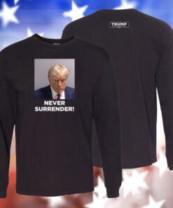 Trump Never Surrender Unisex Triblend Tee Shirt