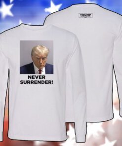 Trump Never Surrender Unisex Triblend Tee Shirt