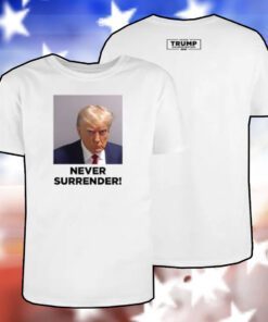 Trump Never Surrender Unisex Triblend Tee Shirt