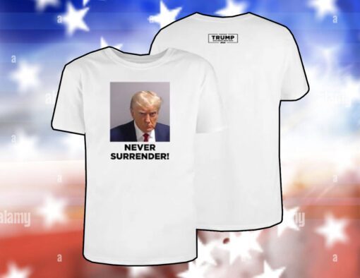 Trump Never Surrender Unisex Triblend Tee Shirt