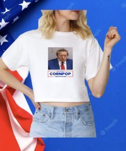 Donald Trump 2024 Mugshot Re-Elect Cornpop One Bad Dude Pillow