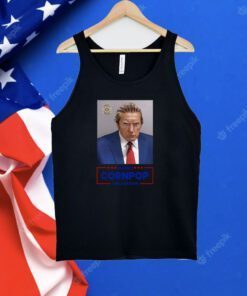 Donald Trump 2024 Mugshot Re-Elect Cornpop One Bad Dude Pillow