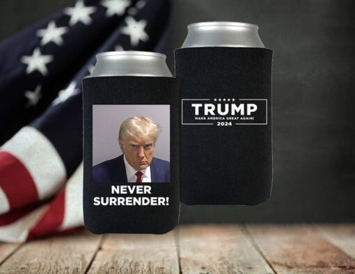 Trump 2024 Never Surrender Beverage Cooler