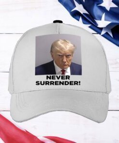 Donald Trump 2024 Never Surrender Black Hat Cap