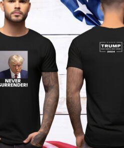 Donald Trump 2024 Never Surrender Black Hat Cap