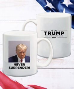 Donald Trump 2024 Never Surrender Black Hat Cap