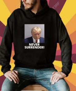 Donald Trump 2024 Never Surrender Premium Cotton Shirts