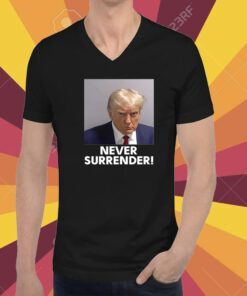 Donald Trump 2024 Never Surrender Premium Cotton Shirts