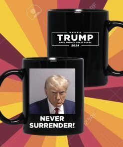 Donald Trump 2024 Never Surrender Premium Cotton Shirts