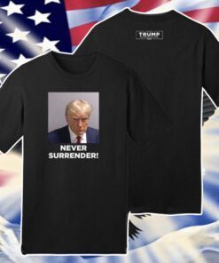 2024 Trump Never Surrender V-Neck T-Shirt