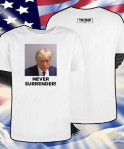2024 Trump Never Surrender V-Neck T-Shirt