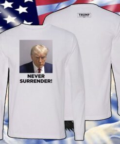 2024 Trump Never Surrender V-Neck T-Shirt
