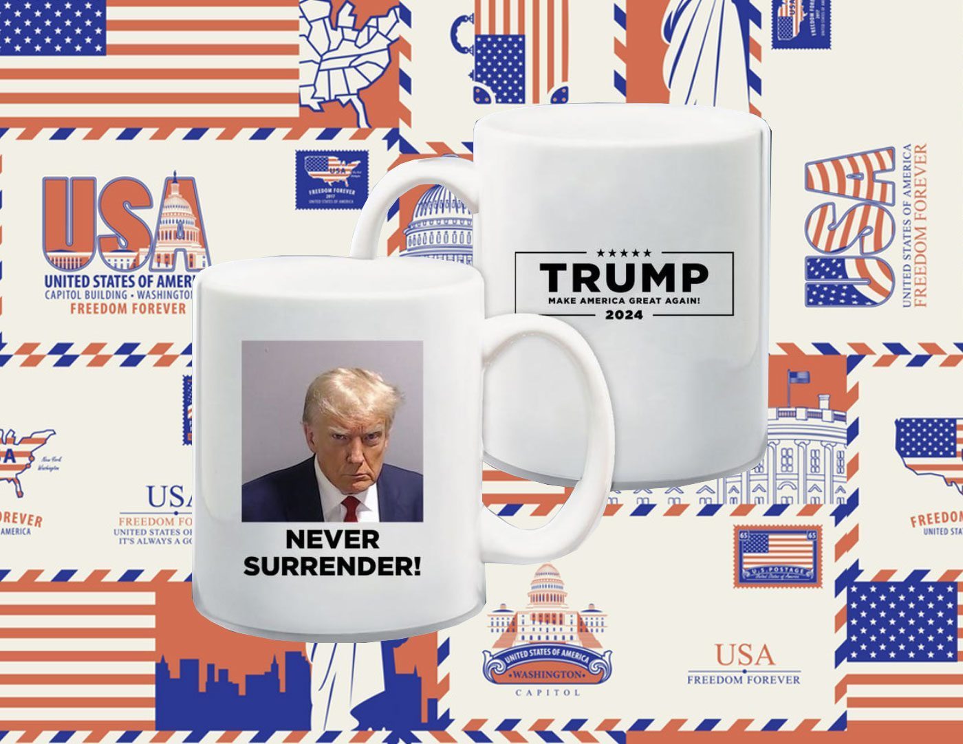 Maga Trump Never Surrender Shirt