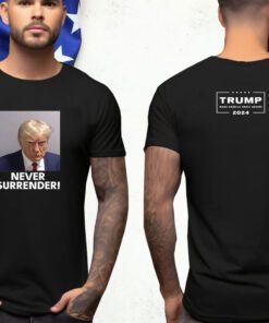 Donald Trump 2024 Never Surrender Tank Top T-Shirt