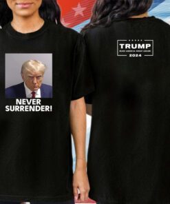 Trump 2024 Never Surrender Raglan Unisex T-Shirt