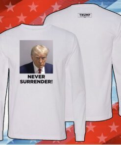 Trump 2024 Never Surrender Raglan Unisex T-Shirt