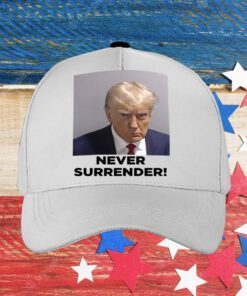 Trump 2024 Never Surrender White Long Sleeve TShirt