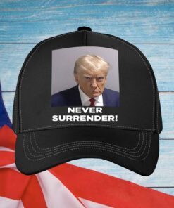 Trump Never 2024 Surrender Women Flowy Cropped Tee Shirt