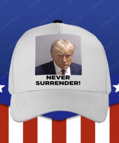 Donald Trump 2024 Never Surrender Women’s Heritage Cropped Shirts