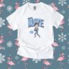 UNC Football Drake Maye Caricature Tee Shirt
