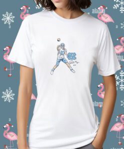UNC Football Drake Maye Superstar Pose TShirt