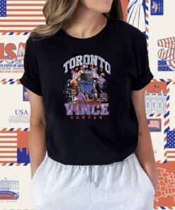 Vince Carter Toronto Raptors Mitchell Ness Hardwood Classics Bling Concert Player Tee Shirt