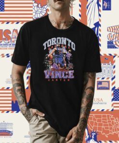 Vince Carter Toronto Raptors Mitchell Ness Hardwood Classics Bling Concert Player Tee Shirt