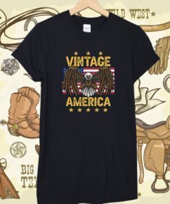 Flag America Eagle Vintage T-Shirt